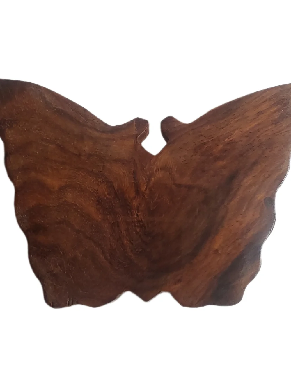 Hand-carved Wooden Butterfly Puzzle Box | Trinket Box Secret Compartment Box NWT